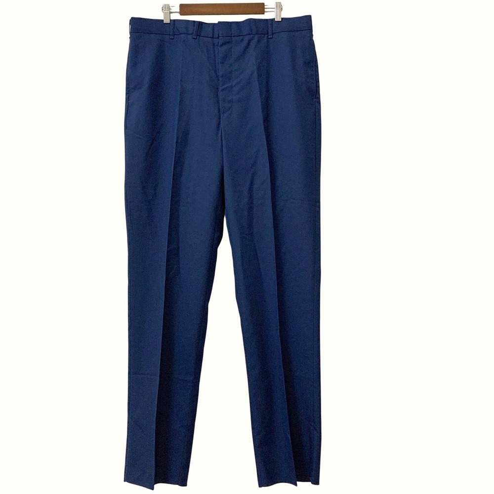 NWOT Military Uniform Trousers Men 40R Navy Blue DLA Omega Apparel Dress Pants